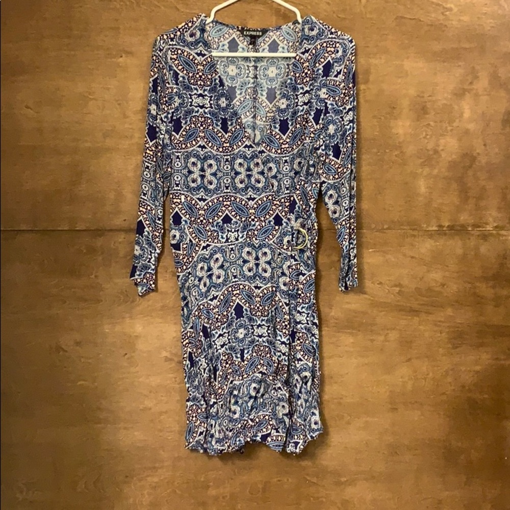 Express Paisley Print Dress